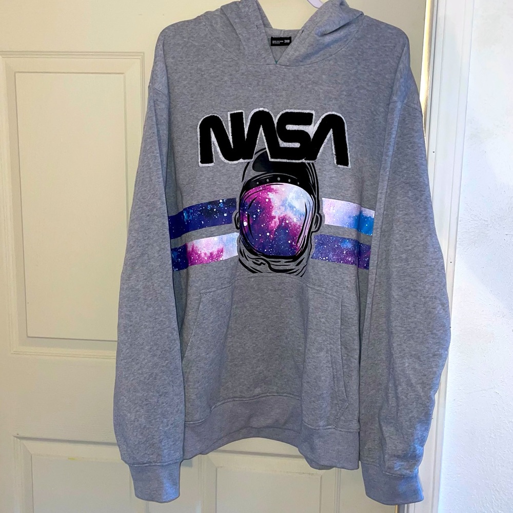 3X Men’s Hoodie - NASA Spaceman Design